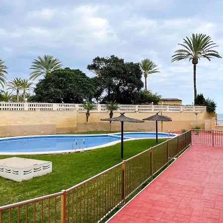 Con Gran Patio A 1 Min De La Playa 아파트